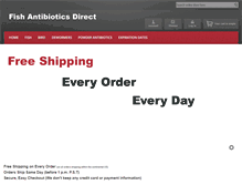 Tablet Screenshot of fishantibioticsdirect.com